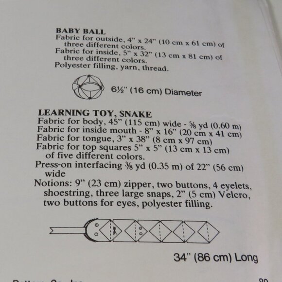 Kwik Sew 1217 Sewing Pattern NEW UNOPENED Puppet Theater & Puppets - Picture 7 of 7